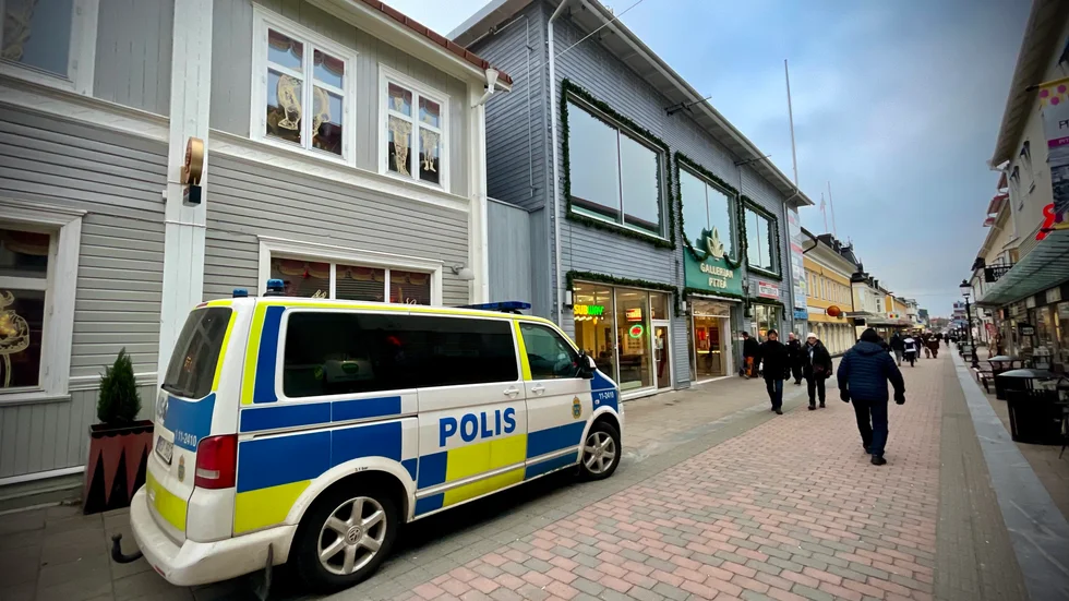 En psykiskt sjuk man i 30-årsåldern döms efter att han attackerade en väktare i Gallerian i Piteå. (Arkivbild)
