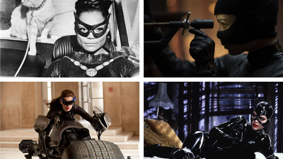 Eartha Kitt, Zoë Kravitz, Anne Hathaway och Michelle Pfeiffer har all spelat den förföriska mästertjuven Catwoman. 
