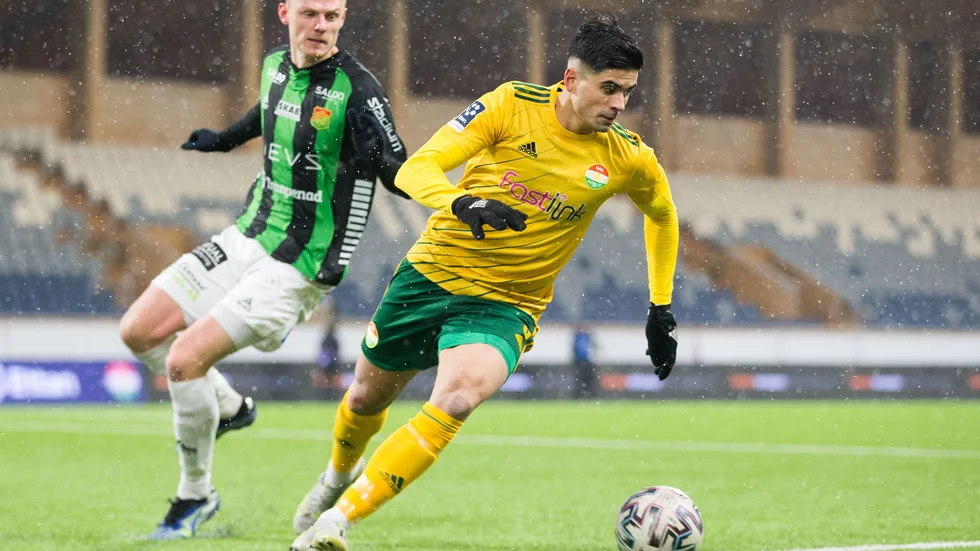 Dillan Ismail i det första mötet mellan Dalkurd och GAIS
