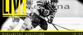 Skellefteå AIK vann mot Timrå – läs direktrappporten