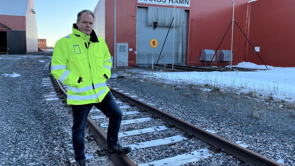 Hargs Hamn AB:s vd Peeter Nömm hoppas att malmtågen ska rulla igen. Hamnbolaget kommer se till att det finns resurser på plats.
