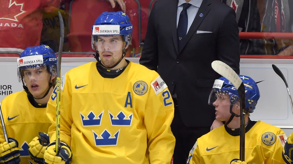 Snart tillbaka. Axel Holmström förväntas spela mot Modo. Foto: Jonas Ekströmer/TT.