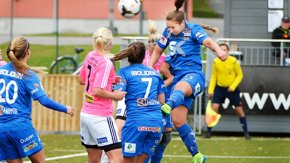 Annina Wede har förlängt sitt kontrakt med Sunnanå. Foto: Jeanette Lövgren