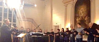 Första grundplåten till ny orgel i Malå är lagd