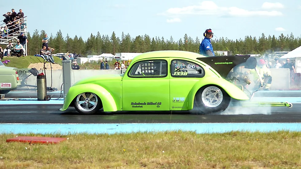 Snabb bubbla. Leif Nyströms bubbla var snabbare än tidigare. Foto: Roine Sandlén.