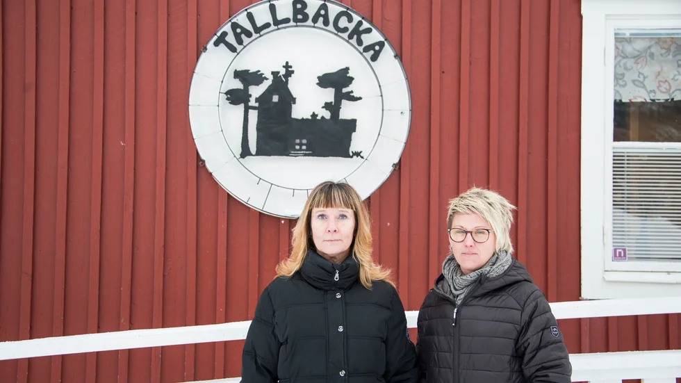 Oro. Marlene Oskarsson, Lärarförbundet Arvidsjaur, och Linda Lindström, Kommunal, känner oro för sina medlemmar. ”Den psykosociala arbetsmiljön är så otroligt viktig”, säger Lindström.