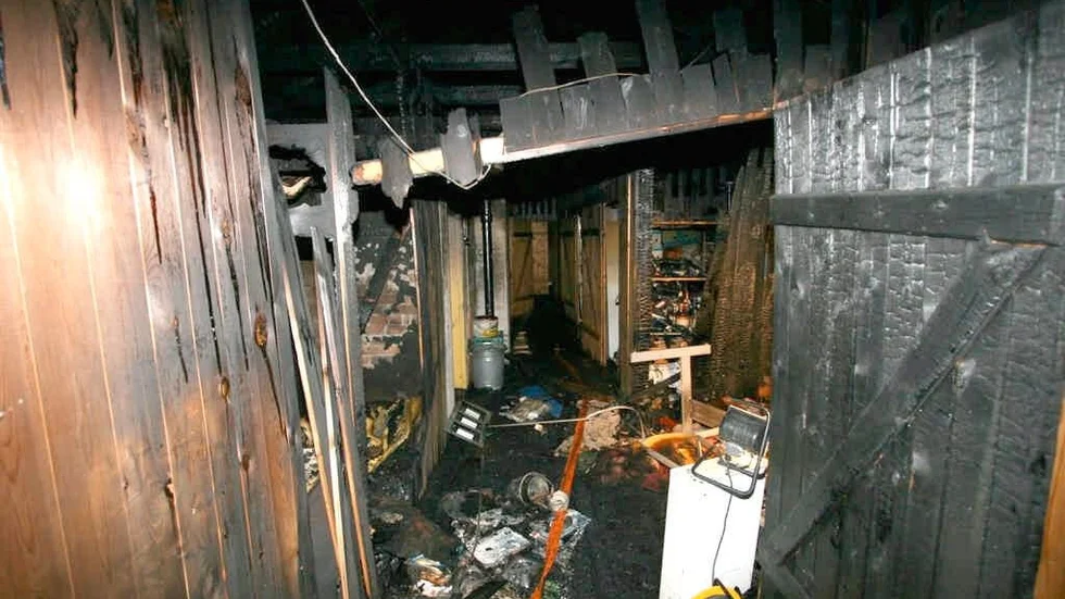 Gryningspyromanen dömdes 2011 för att två bränder i Ystad. Bilden är från polisens förundersökningsprotokoll.