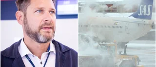SAS-plan från Stockholm tvingades tillbaka • Flygplatschefen: ”Dålig sikt”