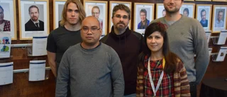 Utdelning av en miljon och spikning på Campus Skellefteå