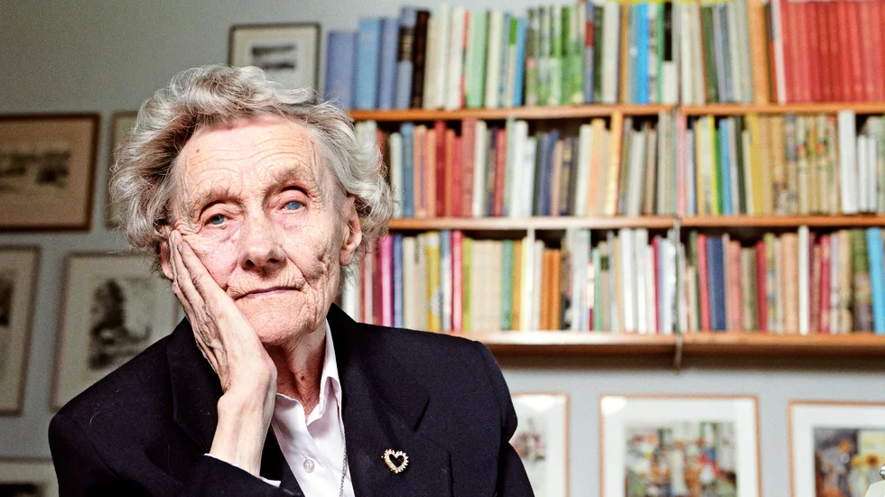 Populär författare. Astrid Lindgren, fotograferad 1997. Foto: Tobias Röstlund / TT /.