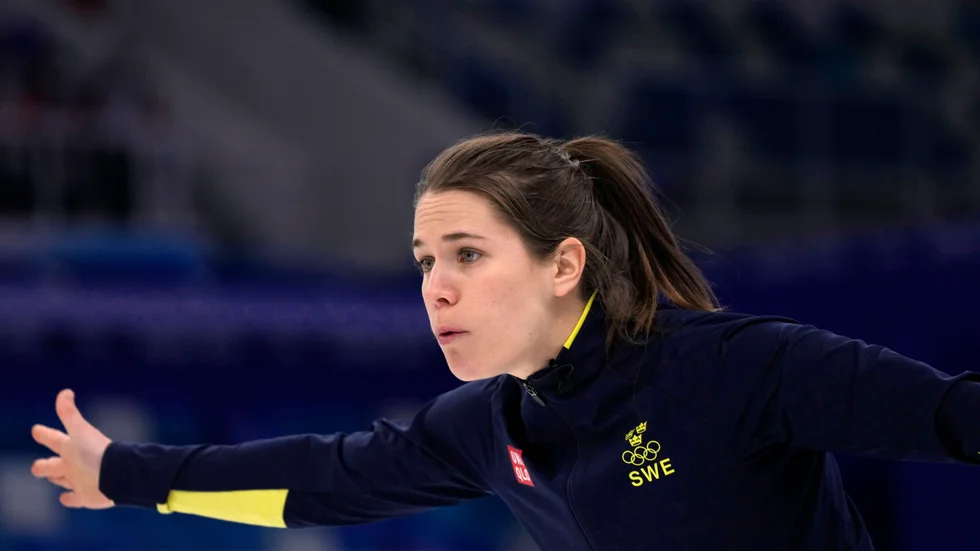 Anna Hasselborg ledde sitt lag till seger mot USA. Arkivbild.
