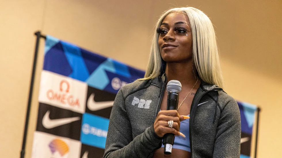Sha'carri Richardson kritiserar beslutet att låta ryska Kamila Valieva tävla trots dopningsmisstankarna. Arkivbild.