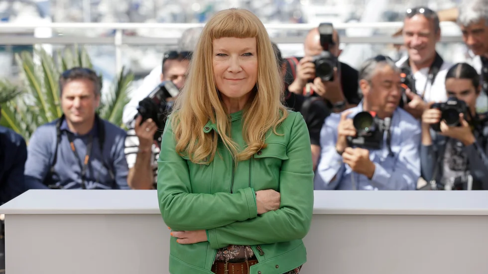 Andrea Arnold på filmfestivalen i Cannes, där hon är en flitig gäst. Nu är hon aktuell med en dokumentär om en ko. Arkivbild.