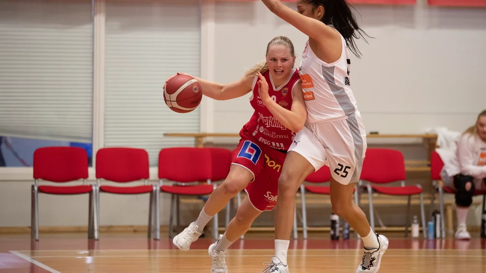 Uppsalaspelaren Natalie Lindén svarade för en stabil insats i förlustmatchen mot Högsbo.