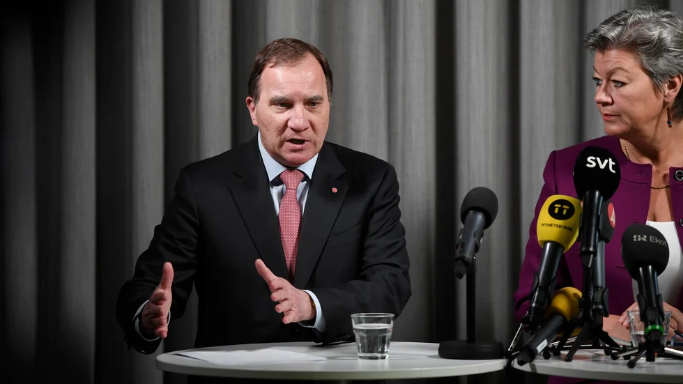 Regerar. Stefan Löfven och arbetsmarknadsminister Ylva Johansson (båda S) kan komma att vattna ur vissa arbetsmarknadsreformer.