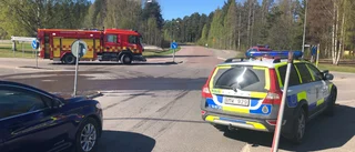 En till sjukhus efter trafikolycka
