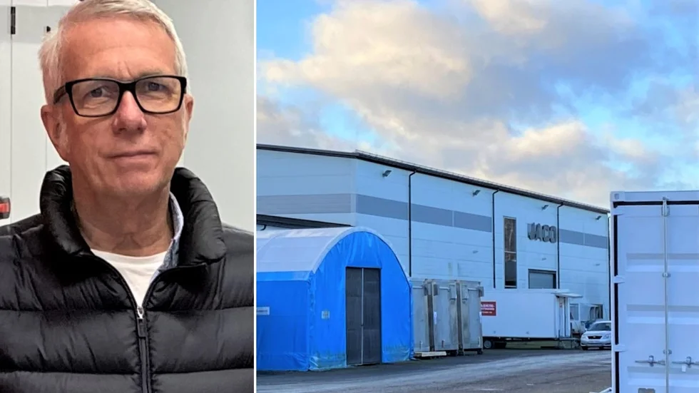 Richard Johnson är vd för Jaco i Hargshamn.