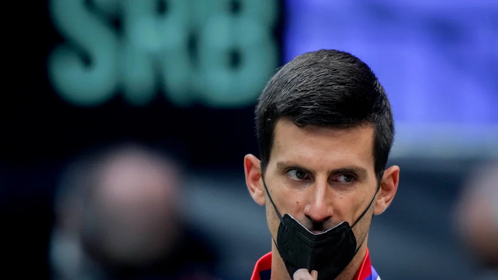 Novak Djokovic kan nobba Australian Open på grund av vaccinkravet. Arkivbild.
