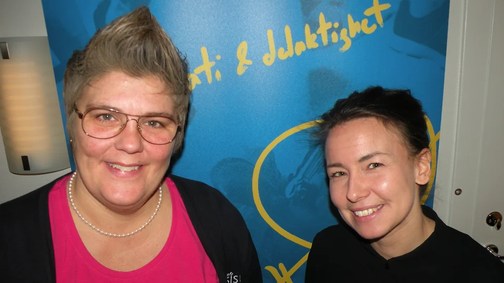 Anelie Nilsson och Kajsa Östlund Foto: Bo Fuhrman