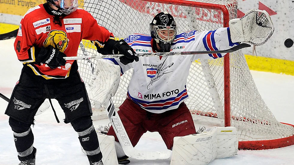 Martin Ottosson gjorde ett av målen i fredagens förlustmatch. I helgen rullar cupen vidare när Lejon möter Mariestad och Halmstad. Arkivbild: Ulf Johansson