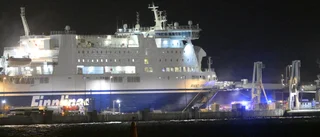 Mindre brand på lastbilsfärja i Malmö