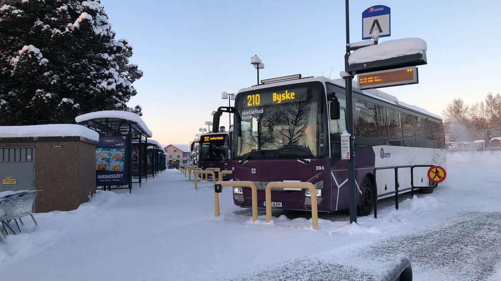 Skribentyen tycker inte att det fungerar så bra med bussen till Byske.