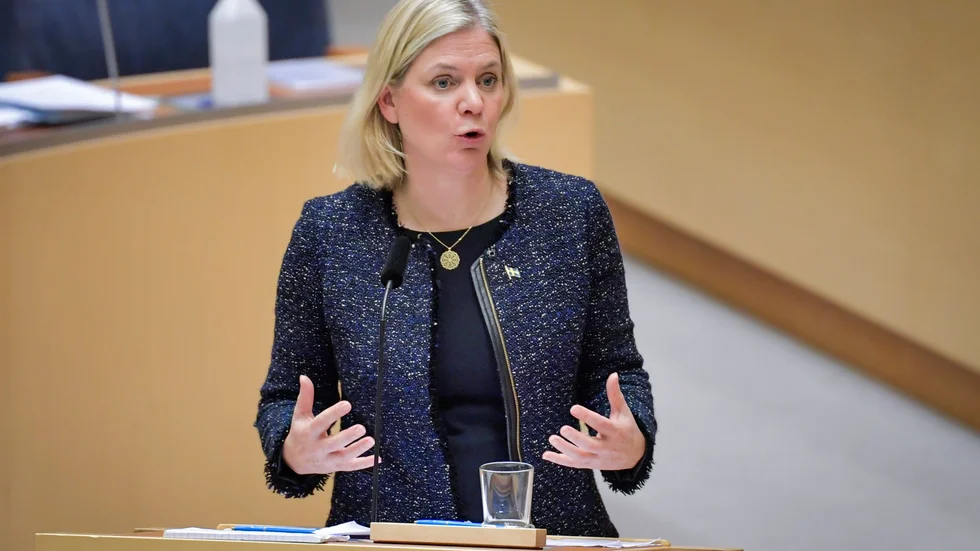 Statsminister Magdalena Andersson (S). Arkivbild.