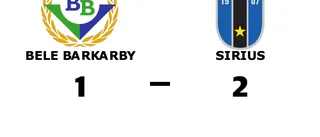 Sirius äntligen segrare igen efter vinst mot Bele Barkarby