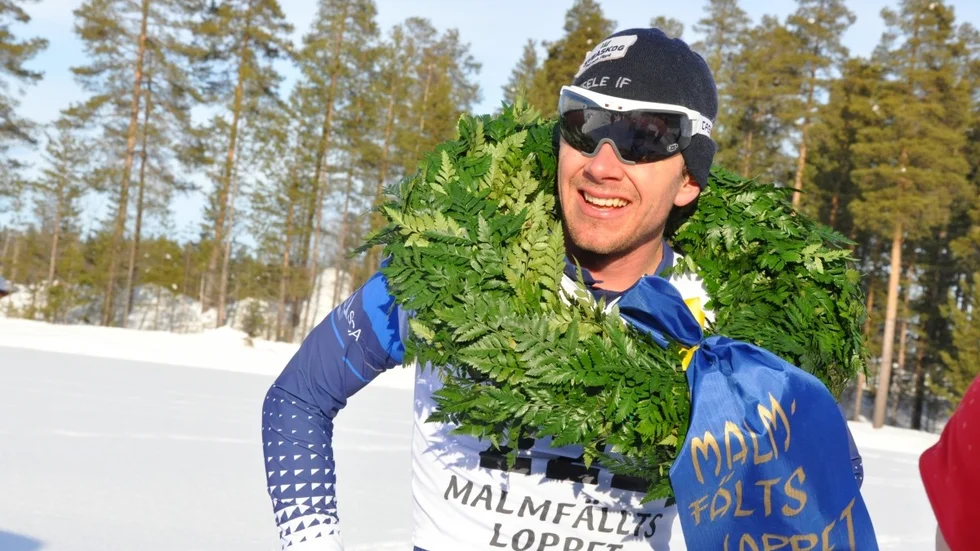 Björn Rydvall, Lycksele IF vann Malmfältsloppet Foto: Britta Stenberg