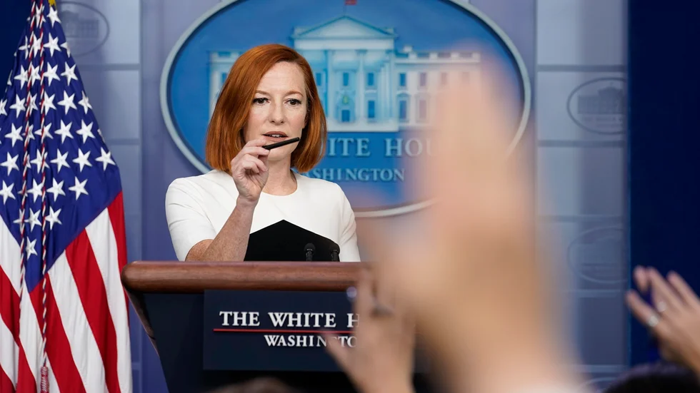 Vita husets pressekreterare Jen Psaki.