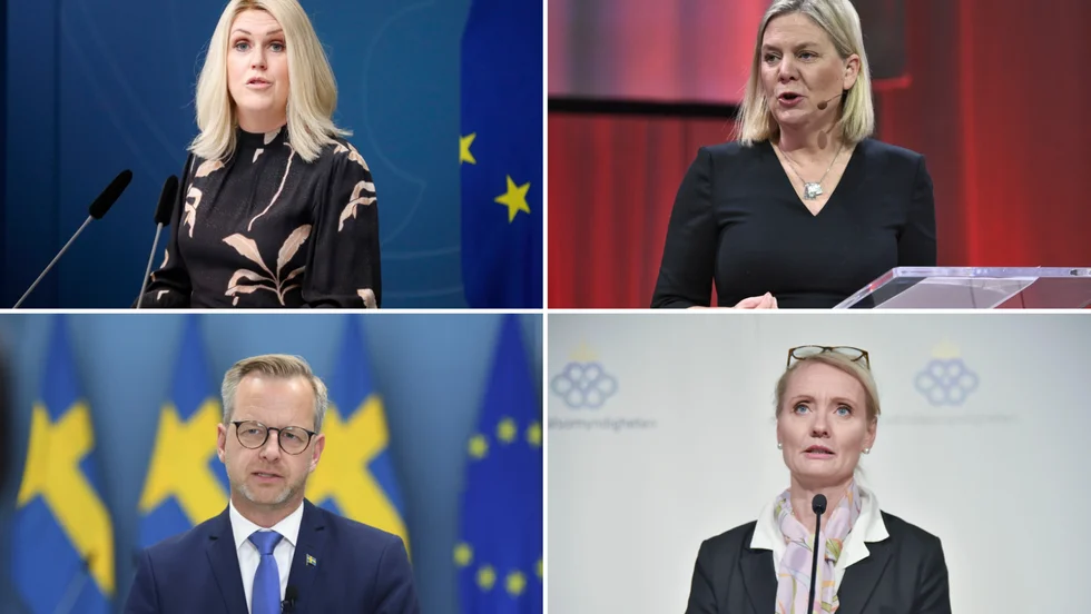 Magdalena Andersson, Lena Hallengren, Mikael Damberg, Karin Tegmark Wisell