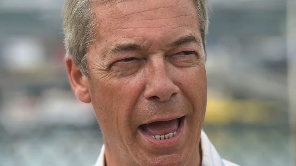 Den brittiske politikern Nigel Farage ger sig in i dansk politik. Arkivbild.