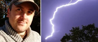 Simon, från Skelleftehamn, träffades av blixten under åskovädret