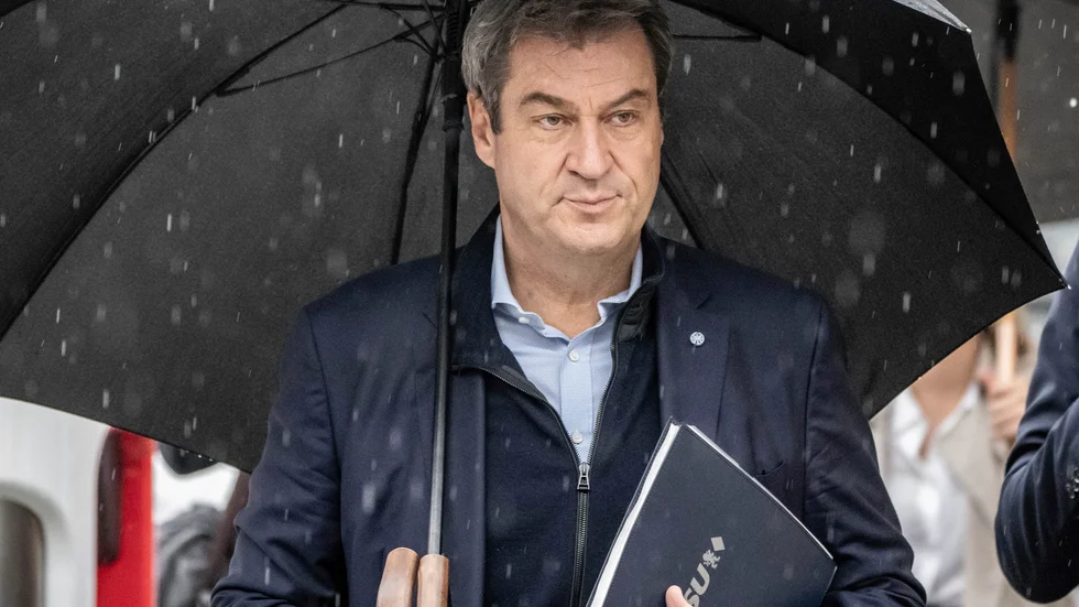 Delstaten Bayerns ledare Markus Söder. Arkivbild.