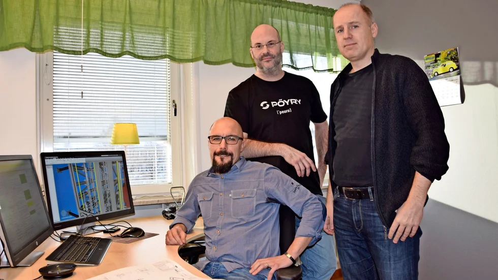 Fredrik Hedlund, Peter Lundberg och Lars Kinell. Foto: Lars Andersson.
