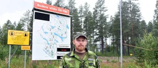 Boden: Cyklister hamnade mitt i granatövning