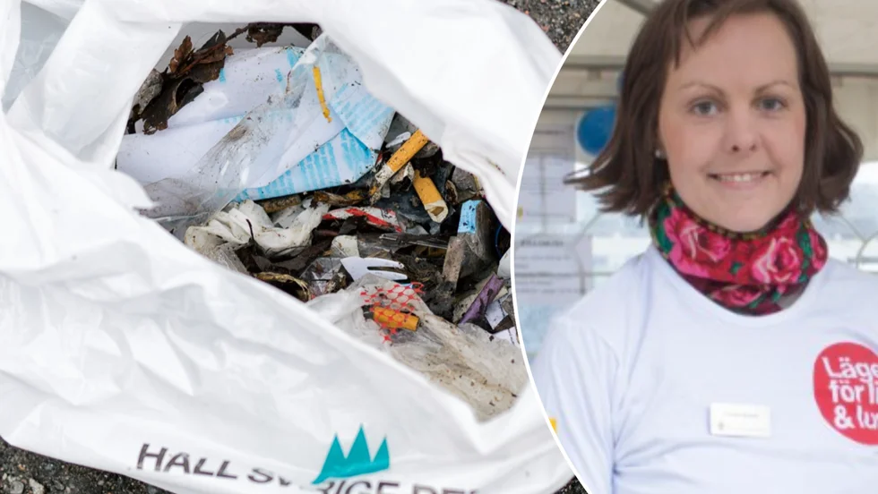 Josefin Smeds, miljöstrateg på kommunen, är glad för årets silver i den nationella tävlingen om att bli årets Håll Sverige rent-kommun.