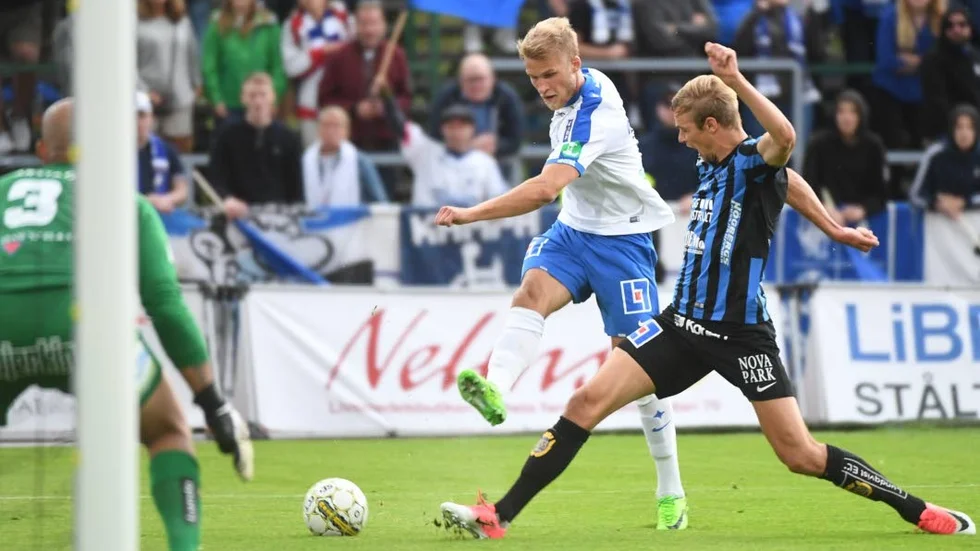 Sebastian Andersson blev matchens enda målskytt.