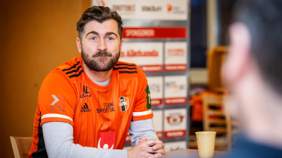 Christophe Lallet har stora drömmar med FC Gute. 
