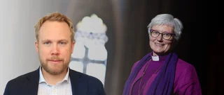 "Ärkebiskop Antje Jackelén i nytt ljus hon själv tillhandahåller"