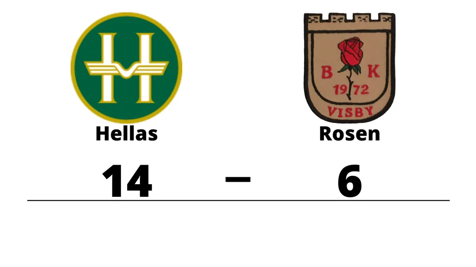 Hellas BK vann mot BK Rosen
