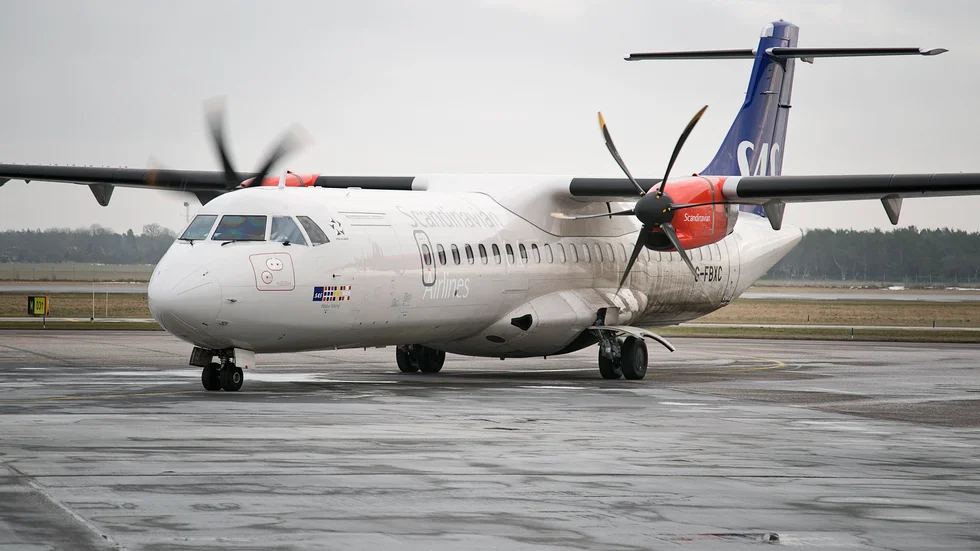 Det var dåliga väderförhållanden för flyget under söndagen. Bilden är från ett annat tillfälle.