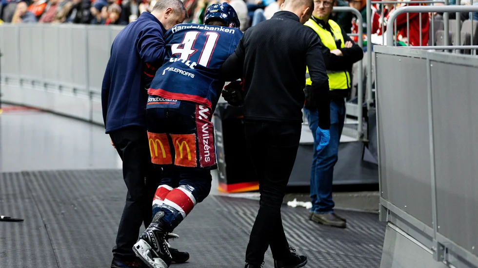 Broc Little haltar ut i Scandinavium i lördags.