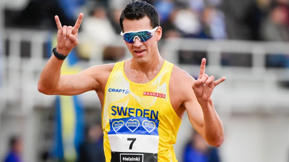 Sveriges Perseus Karlström kan ta VM-medalj direkt. Arkivbild.