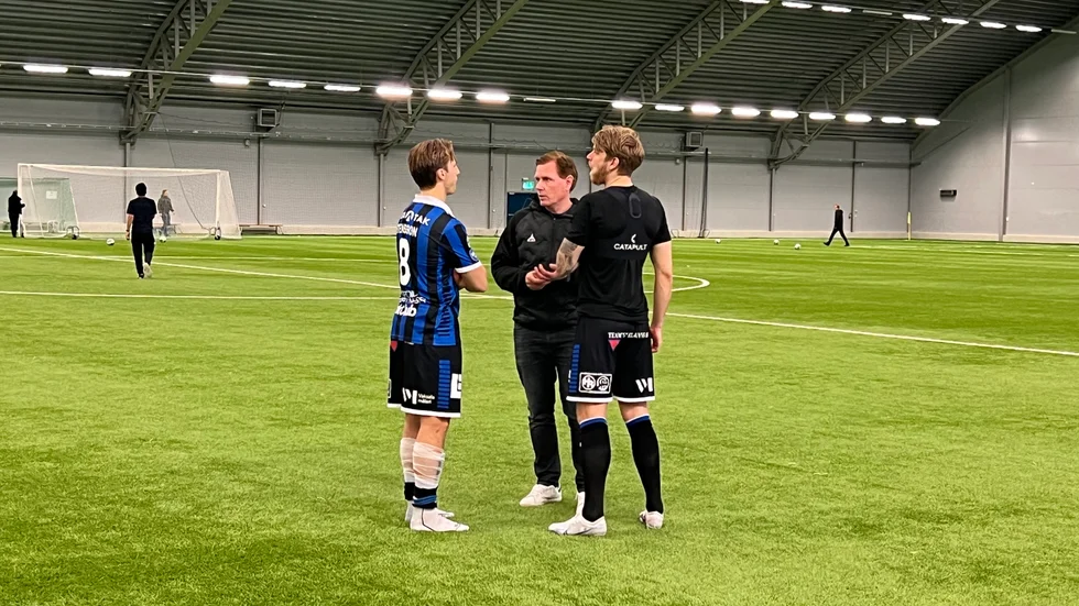 Christer Mattiasson tillsammans med Daniel Stensson och Marcus Mathisen.
