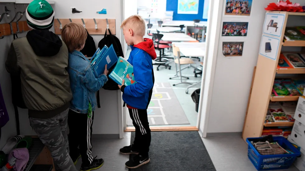 I maj 2020 öppnade skolorna igen i Finland. Arkivbild.