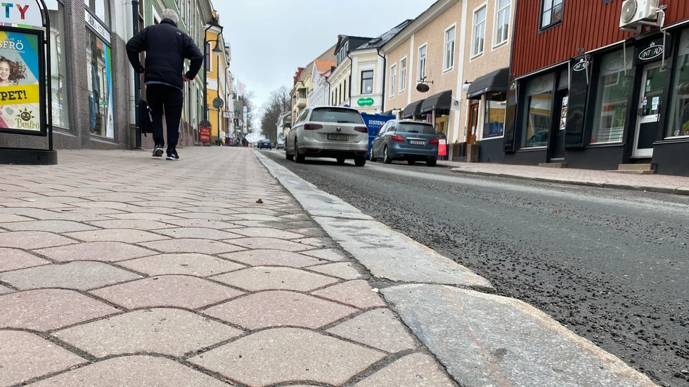 Här har sopmaskinen precis varit framme.