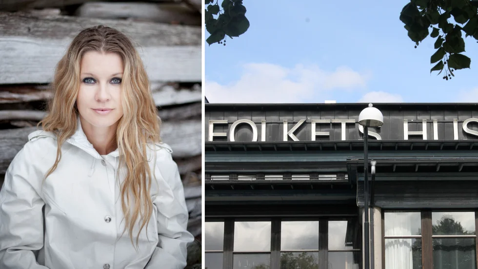 Artisten Pernilla Andersson gästar Motala Folkets Hus under Kärleksveckan. Andersson besökte även Motala för fem år sedan. "Det var en väldigt, väldigt fin kväll", säger hon. Folkets hus-bilden är en arkivbild.