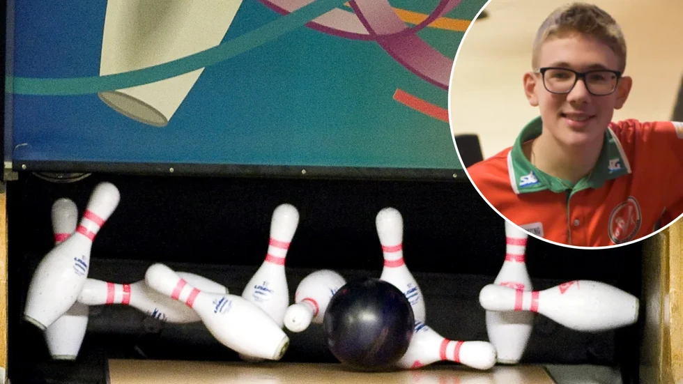 Loke Söderström spelade lite av sitt livs bowling i en tävling på Smålandstouren i helgen där han kom tvåa.