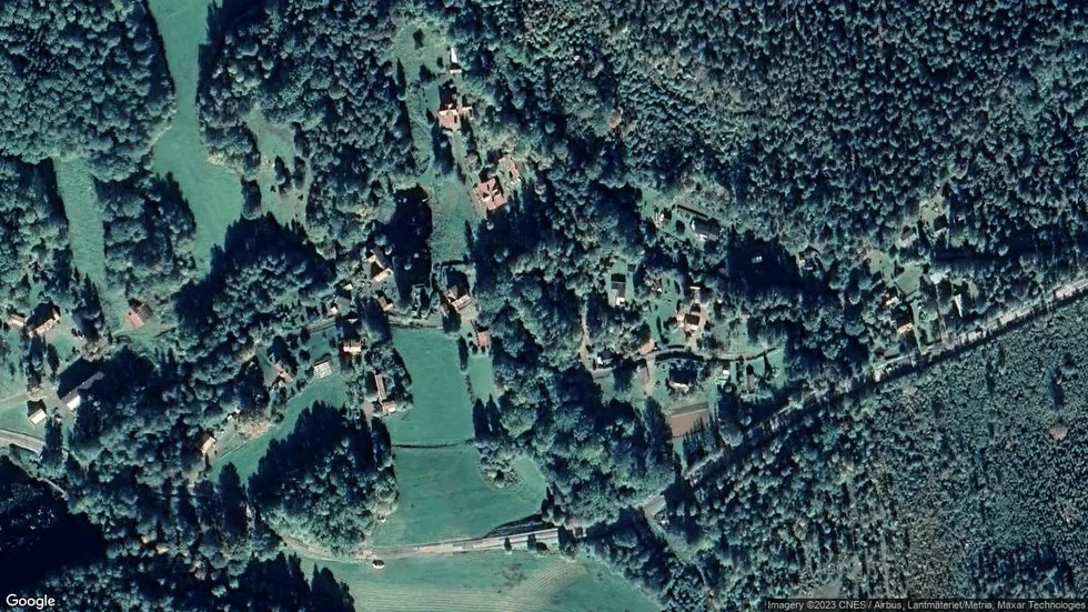 Området kring Hallstad  
